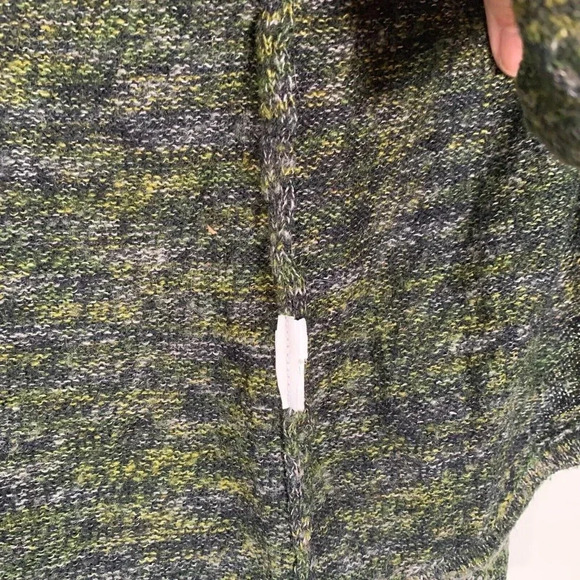 Mac & Jac Cardigan Women’s Small Green Open Front Knit Sweater Cardigan - Picture 5 of 7